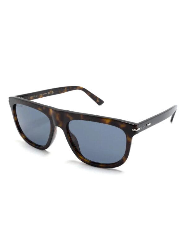 Gucci Eyewear Zonnebril met wayfarer montuur - Bruin