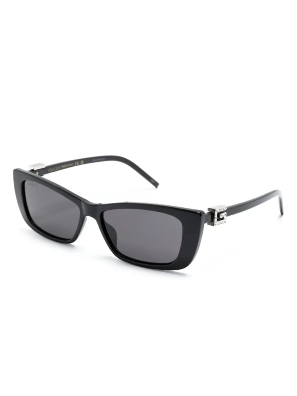Gucci Eyewear GG zonnebril met cat-eye montuur - Zwart
