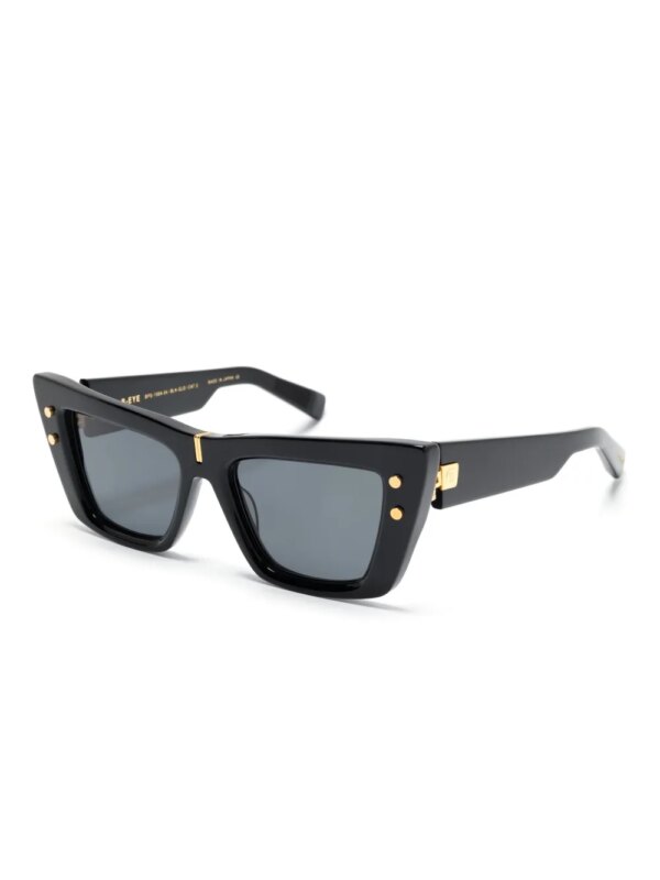 Balmain Eyewear B-eye zonnebril met cat-eye montuur - Zwart