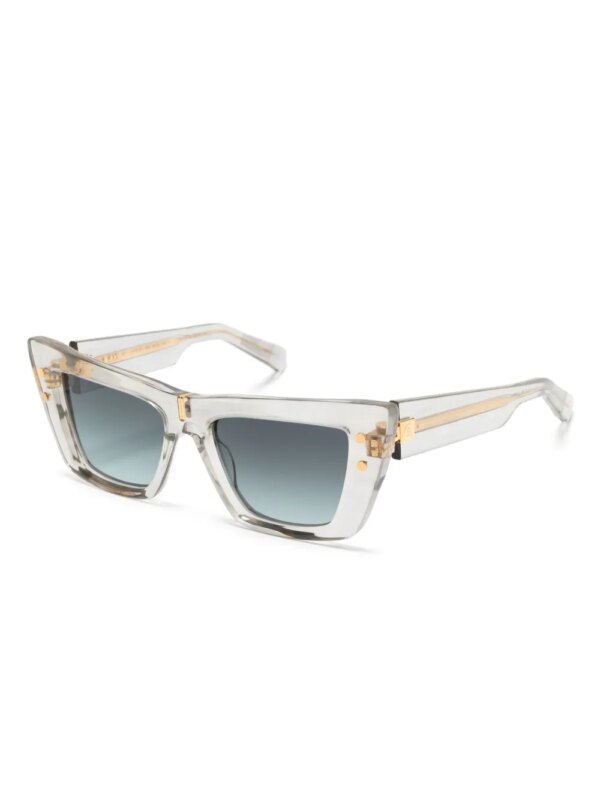 Balmain Eyewear B-eye zonnebril met cat-eye montuur - Goud
