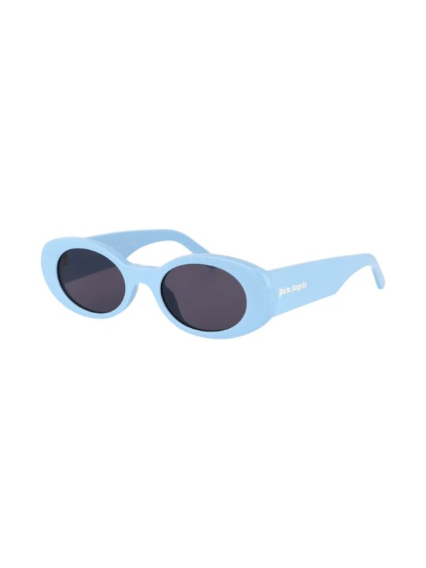 Palm Angels Eyewear Spirit zonnebril met ovaal montuur - Blauw