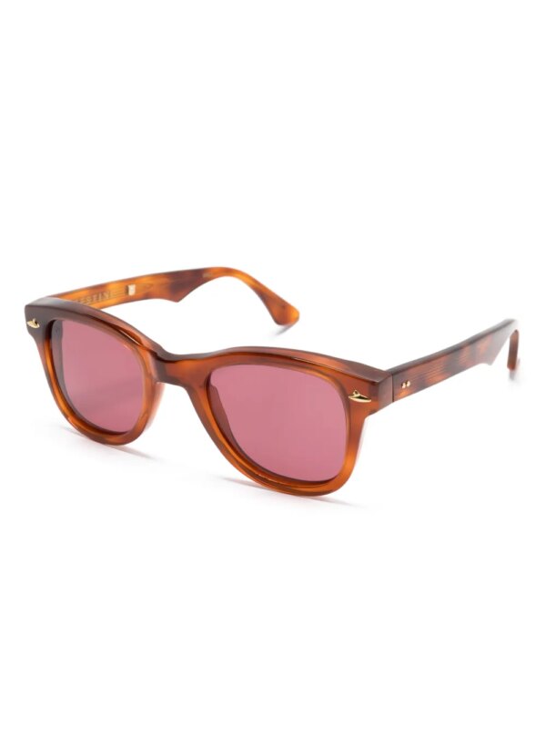 Sestini Eyewear Dieci zonnebril met schildpadschild-effect - Bruin
