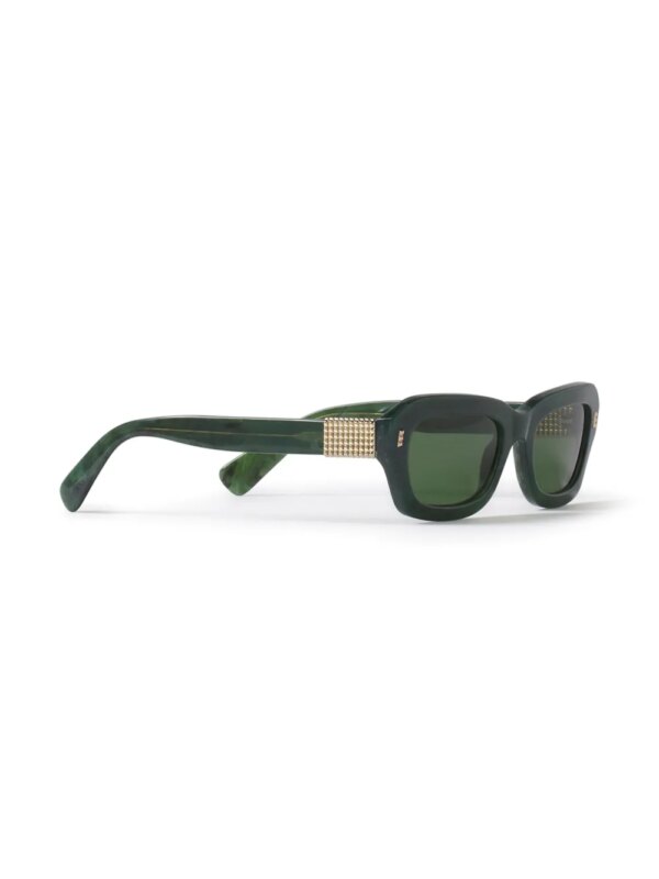 Lanvin Zonnebril met geometrisch montuur - Groen