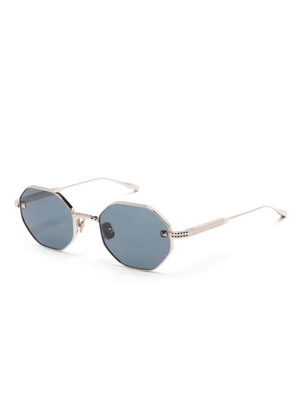 VALENTINO GARAVANI EYEWEAR V-Stud zonnebril - Goud