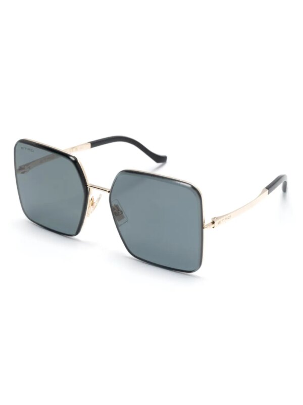ETRO Luxury Metal zonnebril met oversized montuur - Goud