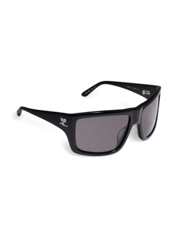 Courrèges Shock 2 zonnebril - Zwart