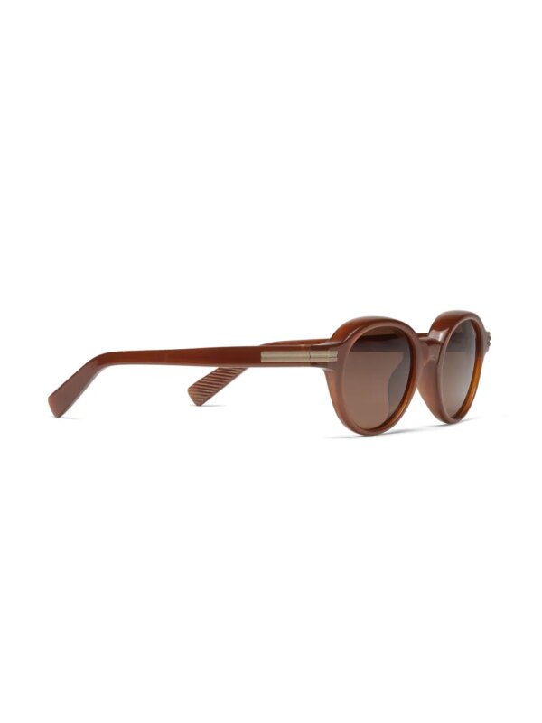 Zegna Milky Foliage zonnebril - Bruin