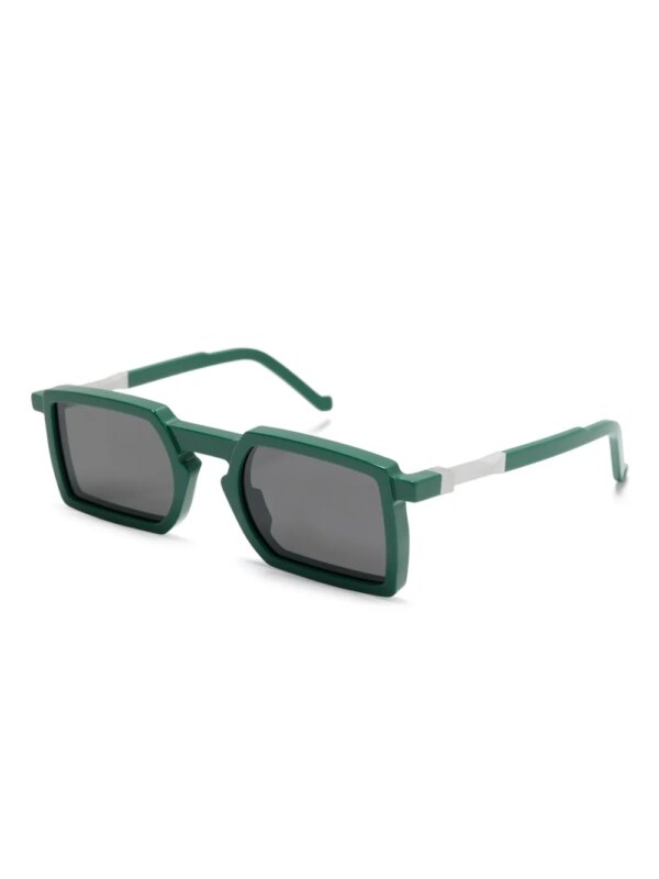VAVA Eyewear WL0063 zonnebril met rechthoekig montuur - Groen