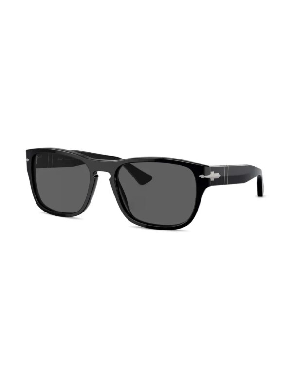 Persol Zonnebril met vierkant montuur - Zwart
