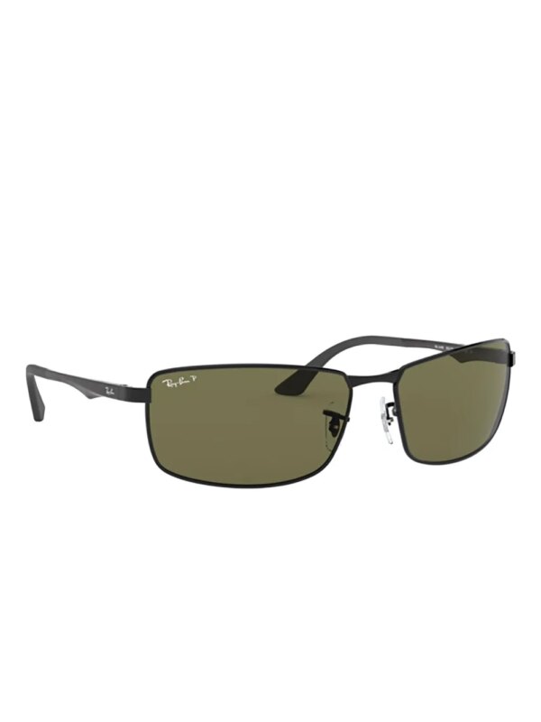Ray-Ban Zonnebril met rechthoekig montuur - Zwart
