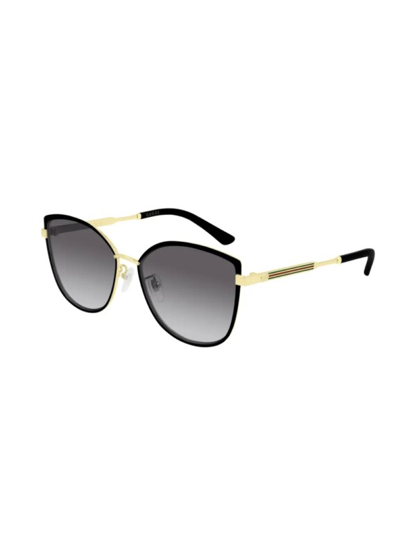 Gucci Eyewear Zonnebril met GG-logo - Zwart