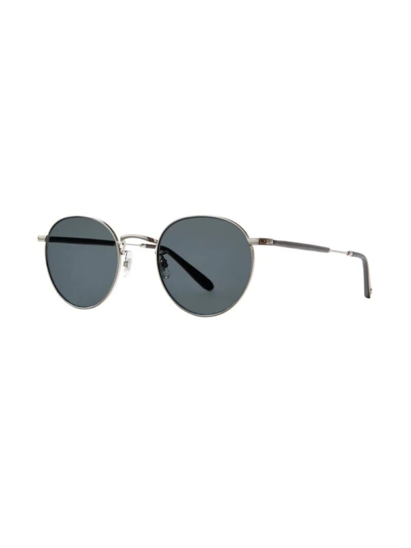Garrett Leight Zonnebril met rond montuur - Zilver