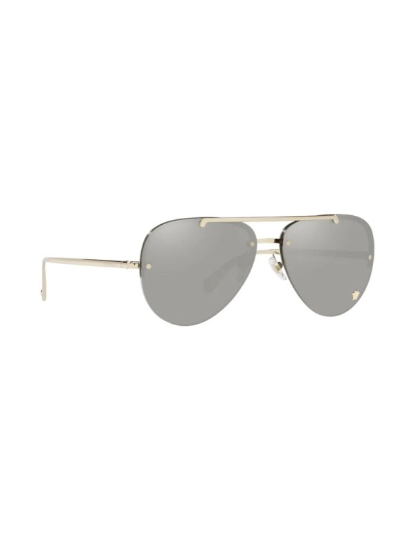 Versace Eyewear Zonnebril met piloten montuur - Goud