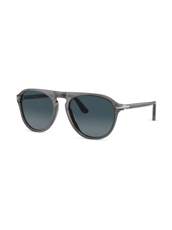 Persol Zonnebril met rond montuur - Grijs