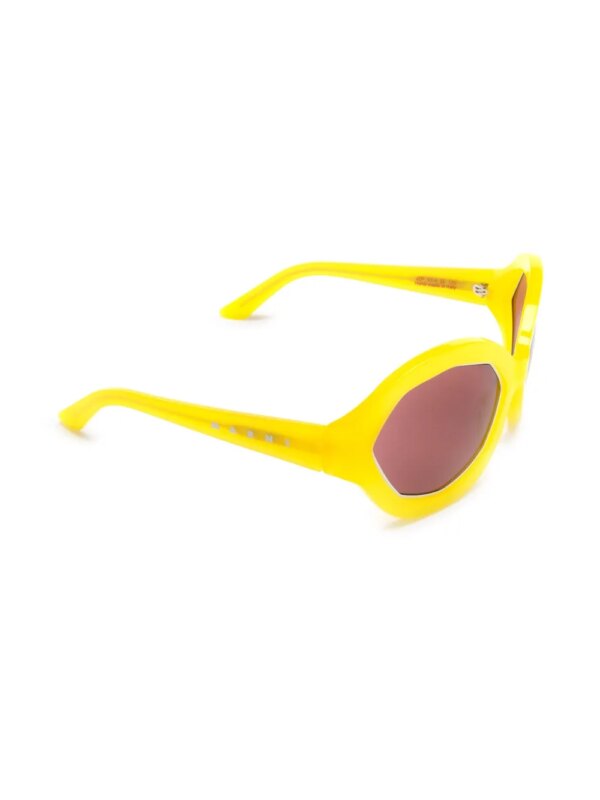 Marni Eyewear Cumulus Cloud zonnebril - Geel