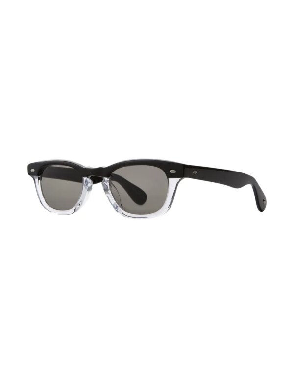 Garrett Leight Lo-B Yin Yang zonnebril - Zwart