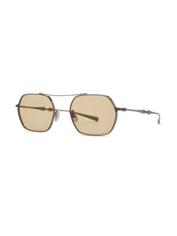MR. LEIGHT Ryder S zonnebril met geometrisch montuur - Zilver