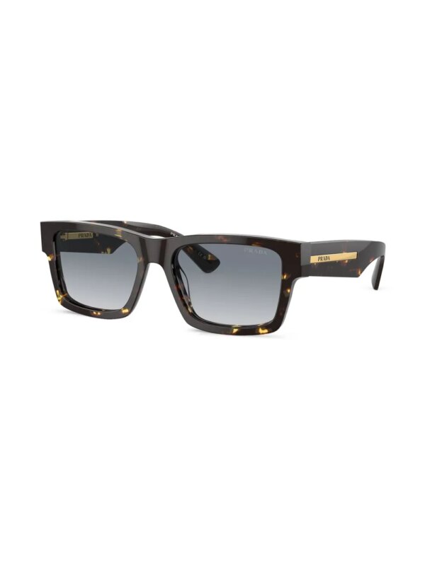 Prada Eyewear Zonnebril met vierkant montuur - Zwart