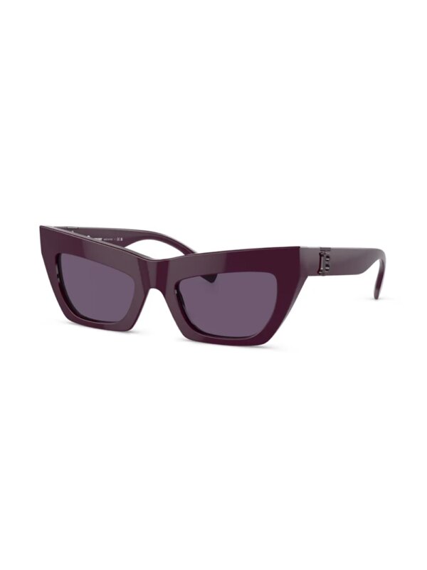 Burberry Eyewear Zonnebril met cat-eye montuur en logoplakkaat - Paars