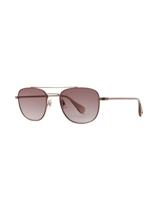 Garrett Leight Zonnebril met geometrisch montuur - Roze