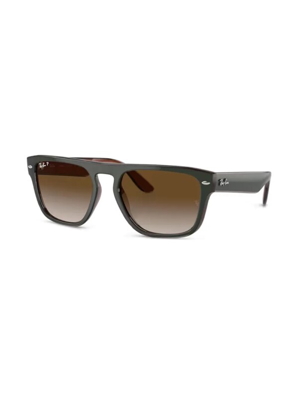Ray-Ban Zonnebril met vierkant montuur - Groen