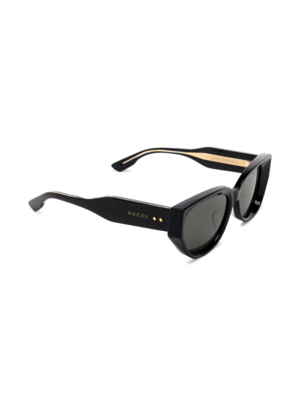 Gucci Eyewear Zonnebril met logoprint - Zwart