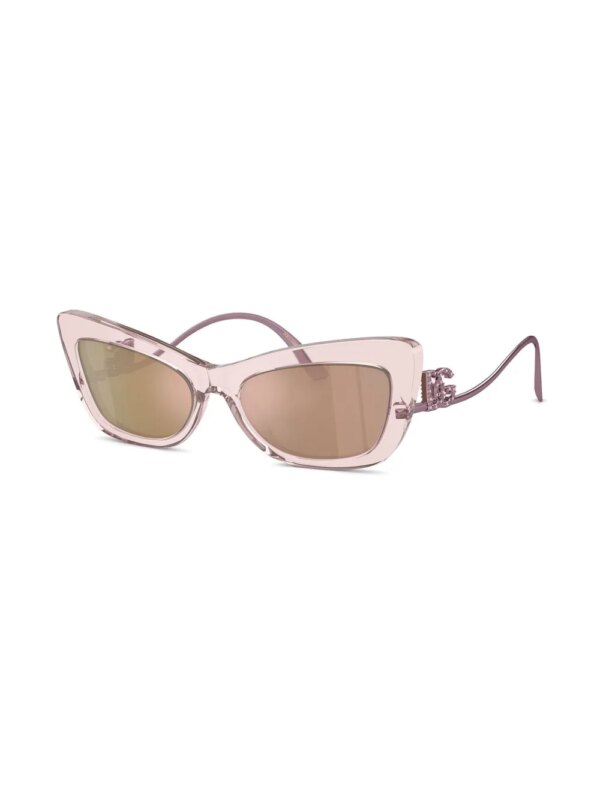 Dolce & Gabbana Eyewear Zonnebril met cat-eye montuur - Roze