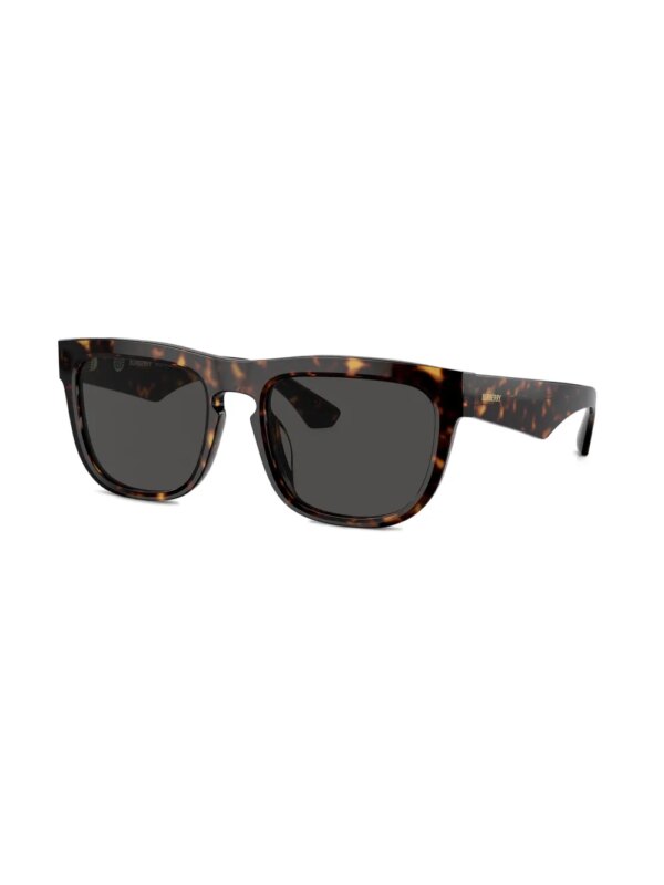 Burberry Eyewear Zonnebril met vierkant schildpadschild design montuur - Bruin