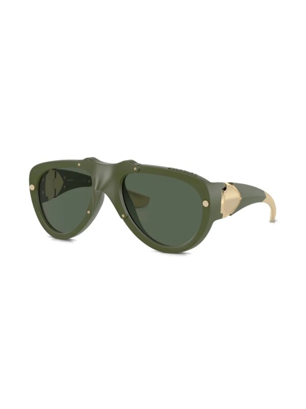 Burberry Eyewear Shield zonnebril met masker montuur - Groen