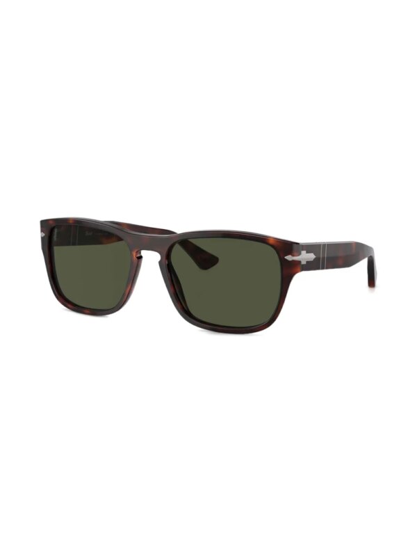 Persol Zonnebril met vierkant montuur - Bruin