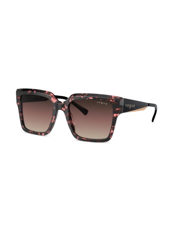Vogue Eyewear Zonnebril met schildpadschild-design - Bruin