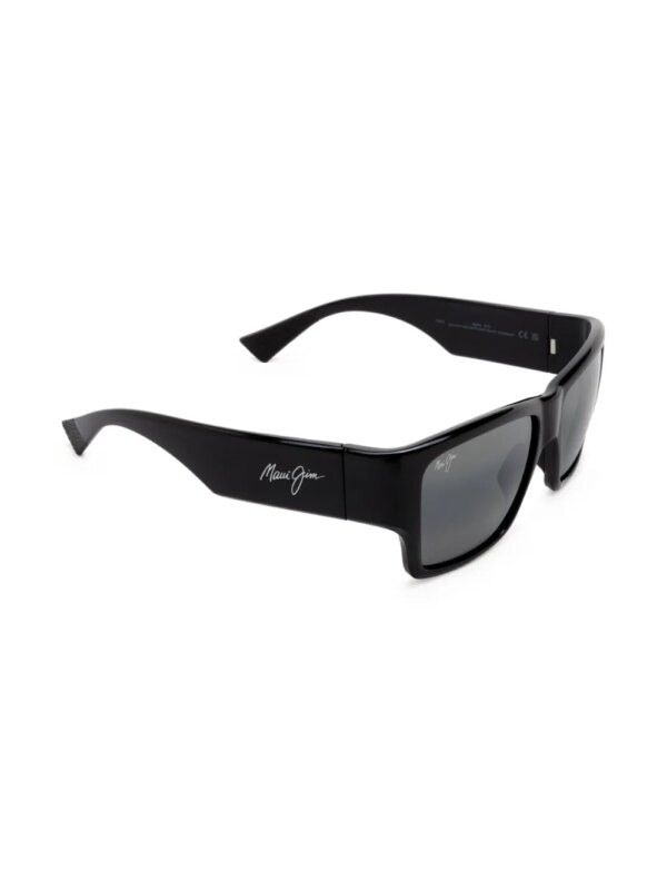 Maui Jim Zonnebril met vierkant montuur - Zwart