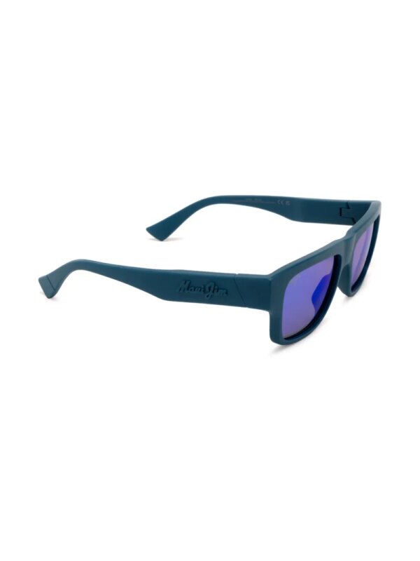 Maui Jim Zonnebril met vierkant montuur - Blauw