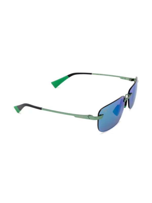 Maui Jim Zonnebril met vierkant montuur - Groen