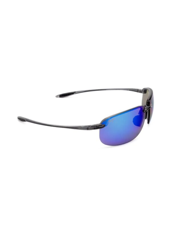 Maui Jim Zonnebril met geometrisch montuur - Grijs