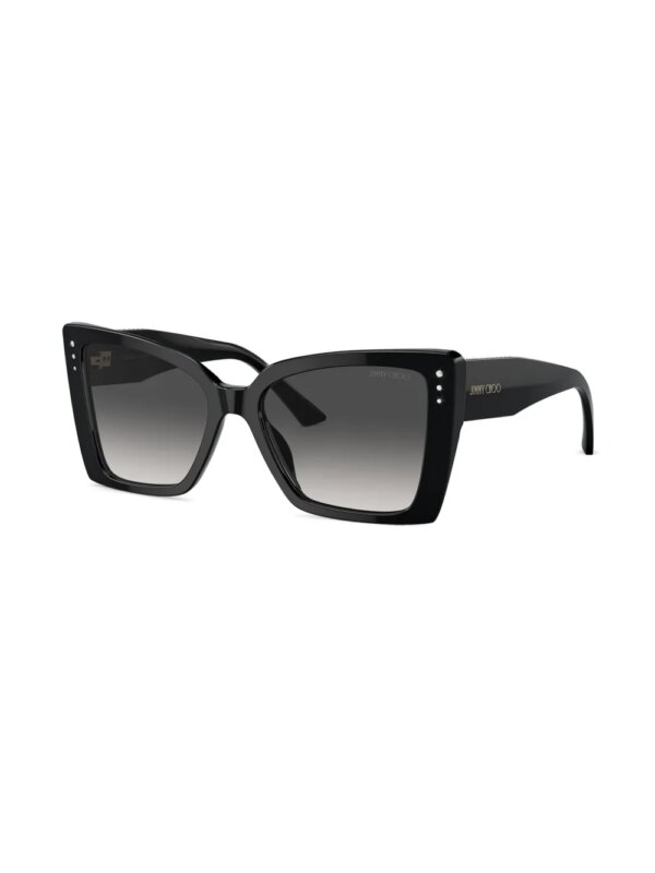 Jimmy Choo Eyewear Zonnebril met vierkant montuur - Zwart