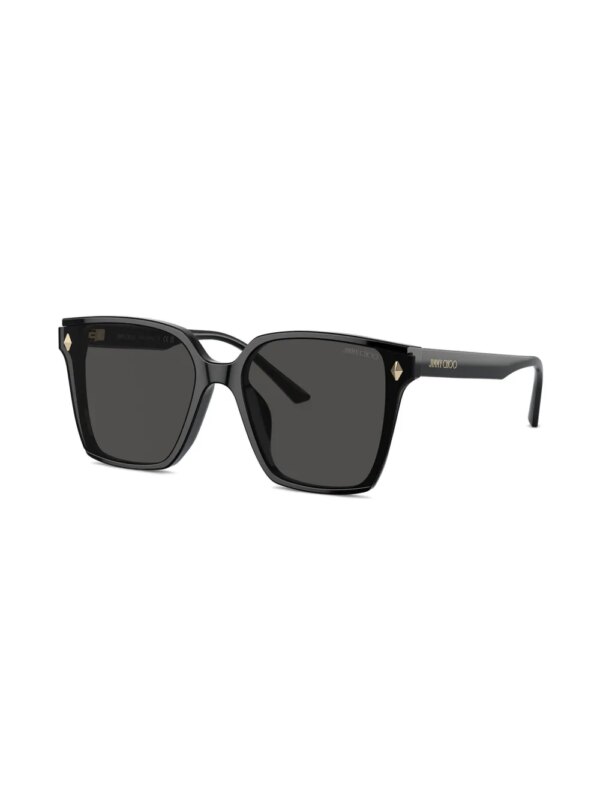 Jimmy Choo Eyewear Zonnebril met vlinder montuur - Zwart