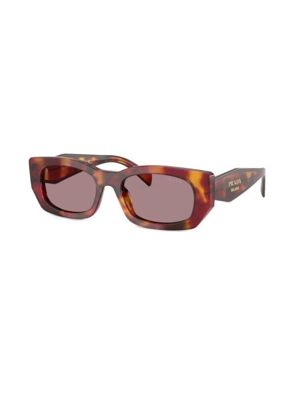 Prada Eyewear Zonnebril met schildpadschild-design - Bruin