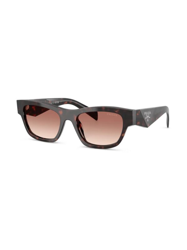 Prada Eyewear Zonnebril met schildpadschild-design - Bruin