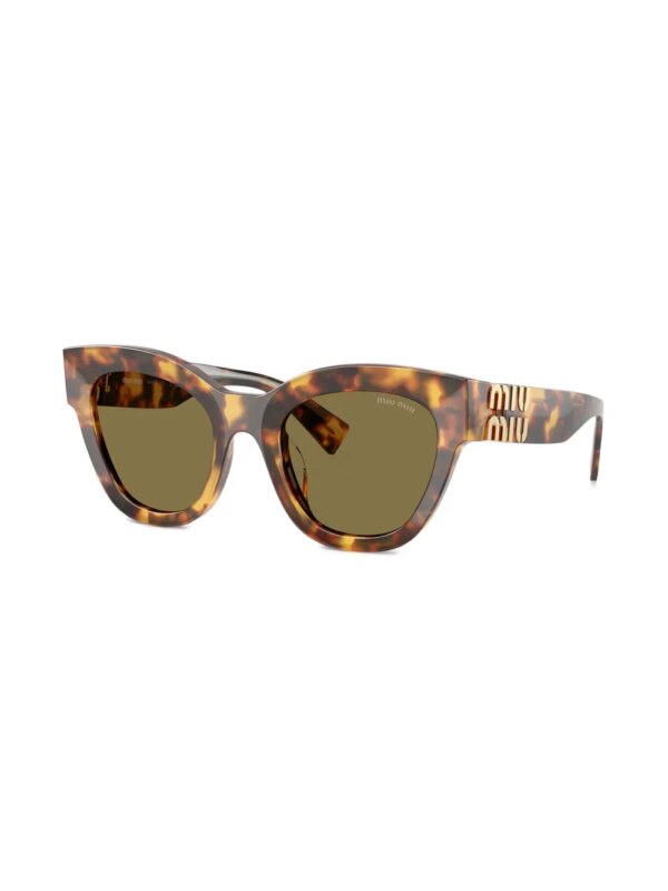 Miu Miu Eyewear Zonnebril met oversized montuur - Bruin