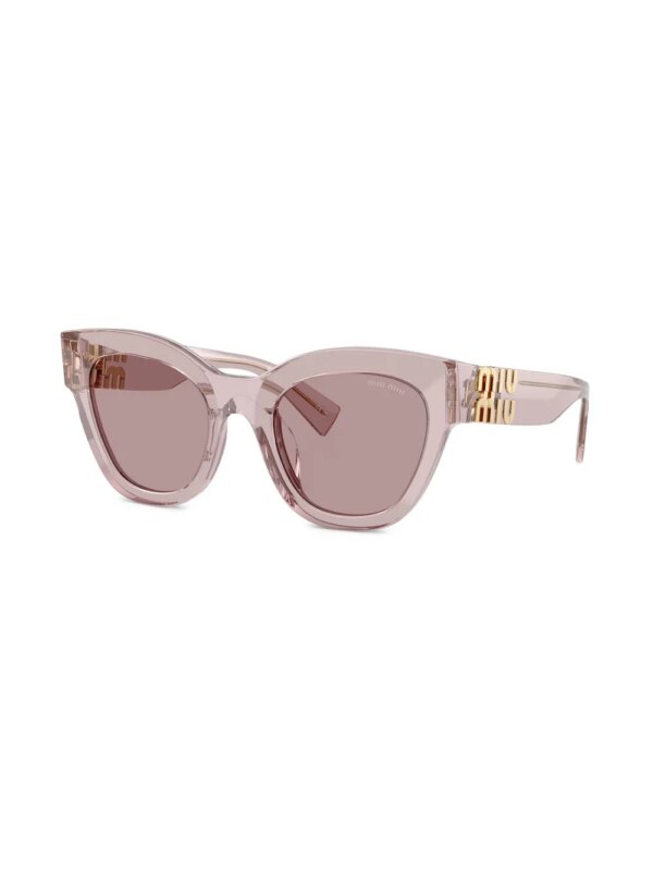 Miu Miu Eyewear Zonnebril met oversized montuur - Paars
