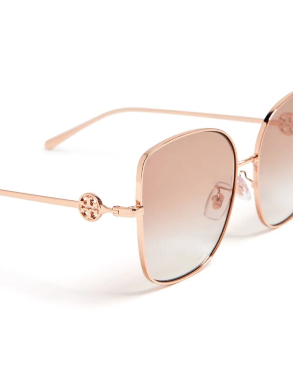 Tory Burch 0TY6106D zonnebril met vierkant montuur - Roze