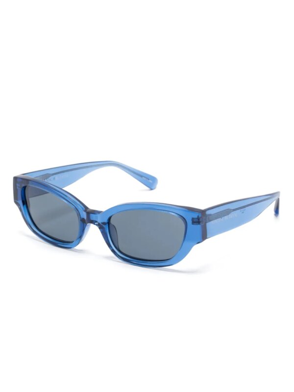 Linda Farrow x Magda Butrym zonnebril met cat-eye montuur - Blauw