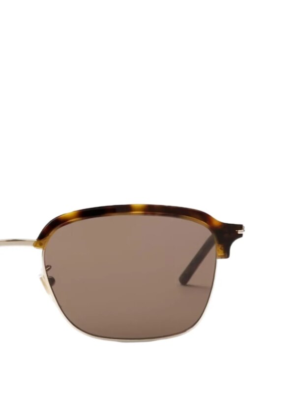 Gucci Eyewear Zonnebril met vierkant montuur - Bruin