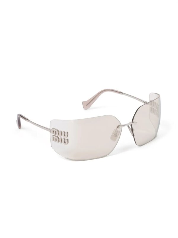Miu Miu Eyewear Runway zonnebril - Zilver