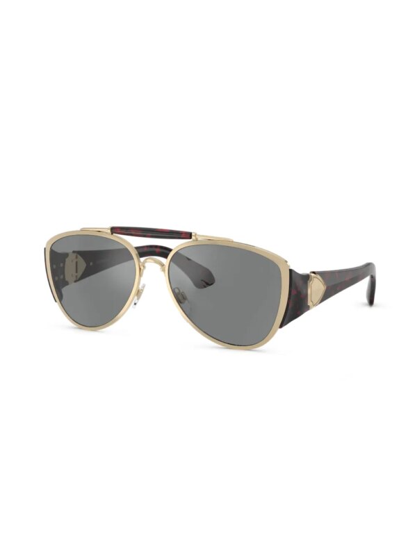 Burberry Eyewear Zonnebril met piloten montuur - Goud