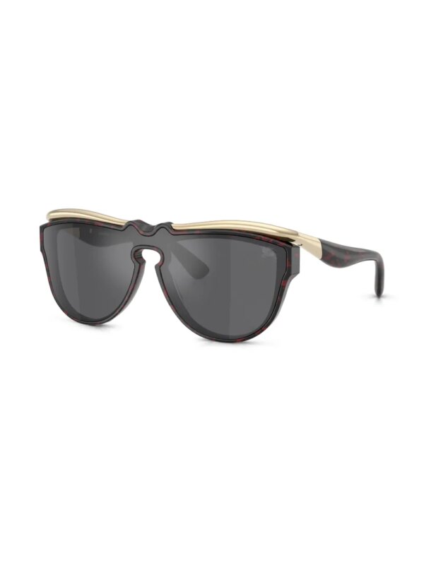 Burberry Eyewear Zonnebril met oversized montuur - Rood