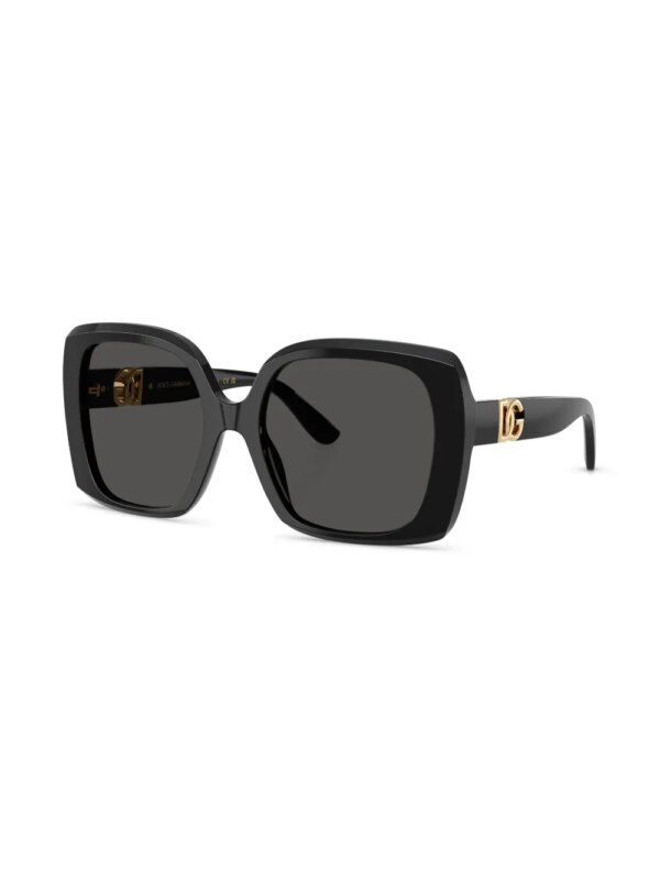 Dolce & Gabbana Eyewear Zonnebril met vierkant montuur - Zwart
