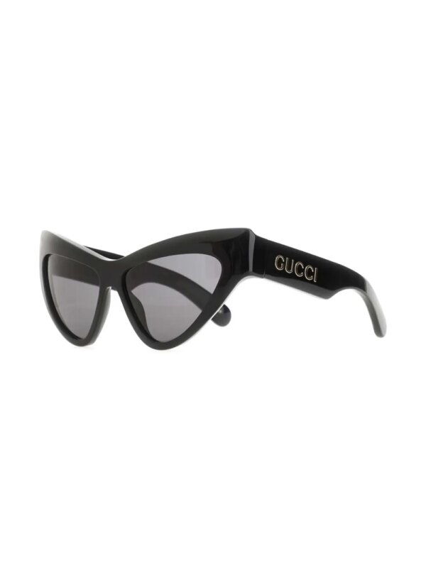 Gucci Eyewear Zonnebril met logo - Zwart