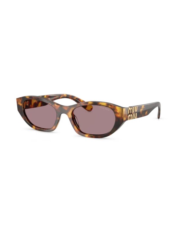 Miu Miu Eyewear Zonnebril met schilpadschild design - Groen